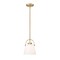 Z-Lite Z-Studio Pendant, 1-Light, 8 In.W x 9.5 In.H, Heritage Brass/Ivory 743P8-HBR - alternate 1